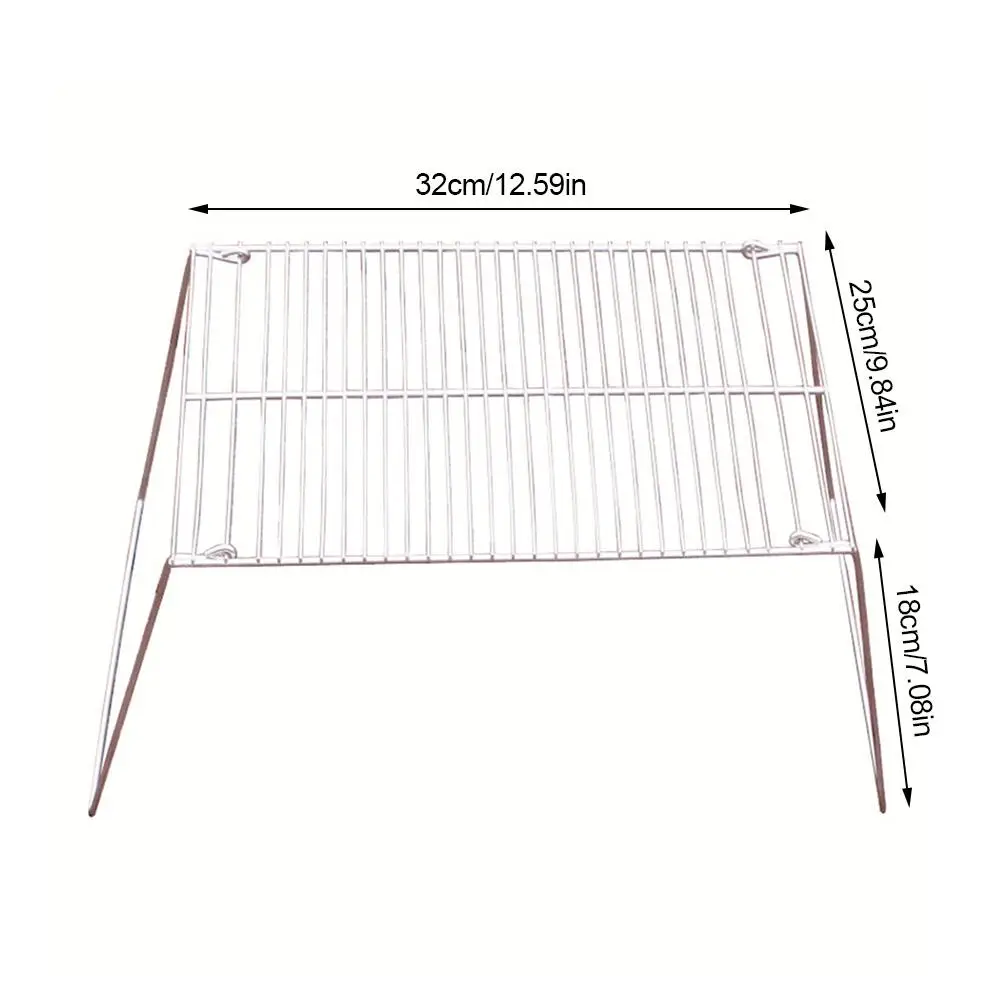 Складная мини подставка для кастрюль из нержавеющей стали антипригарный барбекю