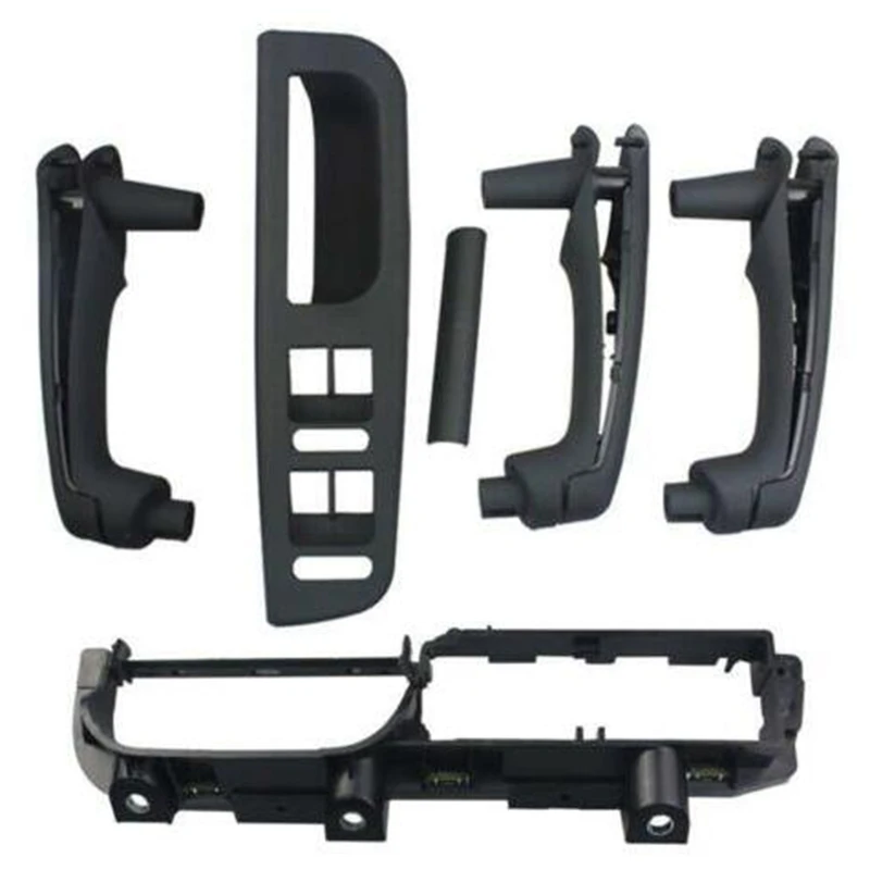 Внутренняя дверная поручень панель Переключатель ободок и кронштейн для Jetta Golf