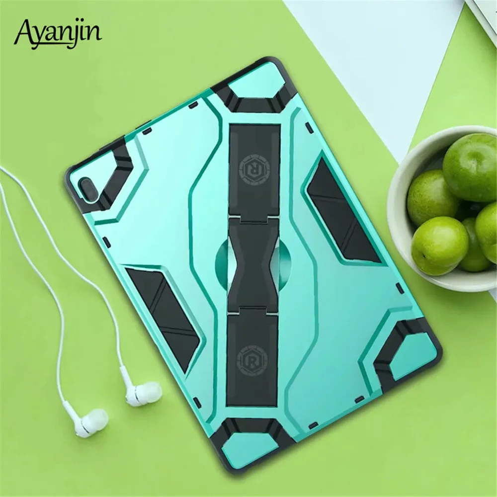 Ударопрочный сверхмощный чехол подставка для планшета из ТПУ и ПК с ремешком на