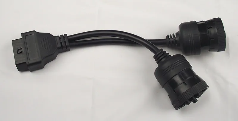 Диагностический инструмент OBD2 интерфейс грузовик y-кабель OBD2 16Pin женский 6pin SAE J1939 и SAE J1708 9pin женский