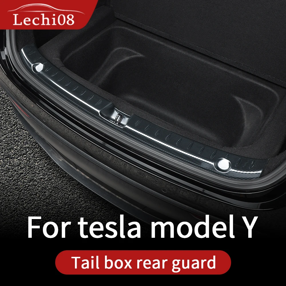 rear guard panel trim for 2020 to 2021 tesla model y accessoriescar accessories model y tesla free global shipping