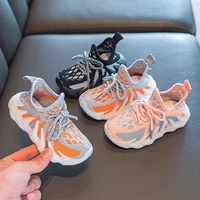 sports running lace up children casual shoes high quality weighlight breathable kids sneakers patchwork girls boys toddlers