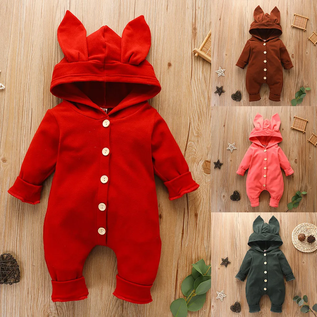 Детский комбинезон с длинным рукавом на возраст 0 24 месяца|Ромперы| |