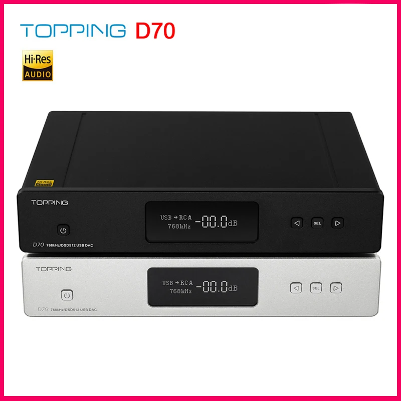 Полный сбалансированный Bluetooth DAC AK4118 приемник Topping D70 2 * AK4497 XMOS XU208 DSD512 оригинальный