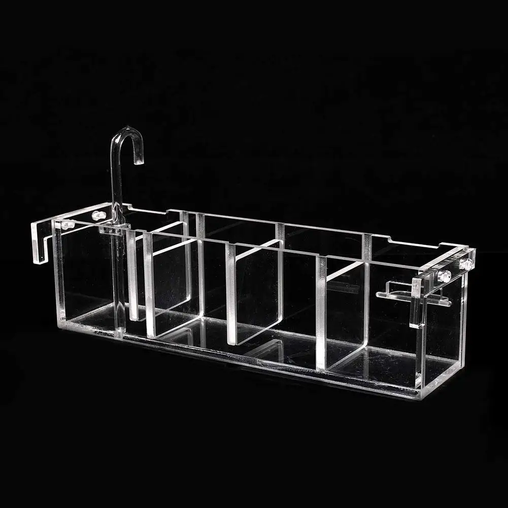3 в 1 акриловый фильтр бокс внешний подвесной очиститель воды для аквариума миски