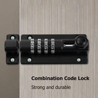 door bolt lock sliding combination code gate garage cabinet resettable padlock drawer anti theft device tool