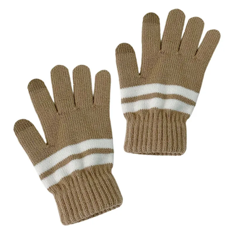 

New Student Knit Gloves Winter Warm Gloves Male Riding Woolen Gloves