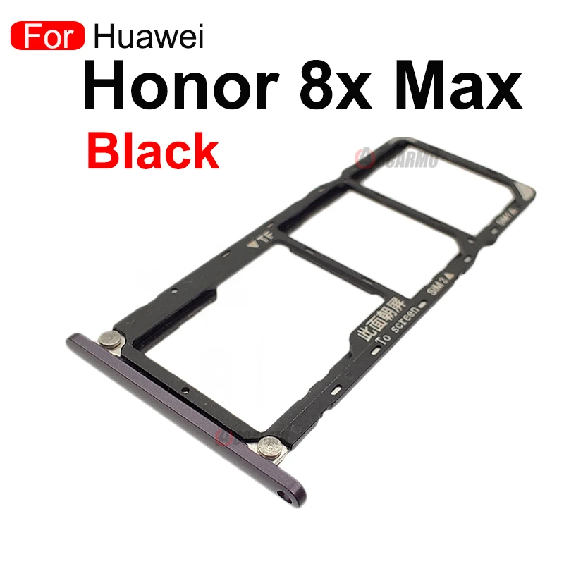 Держатель для Sim-карты Huawei Honor 8x Max лоток SIM-карт слот MicroSD Nano запасные части ремонта