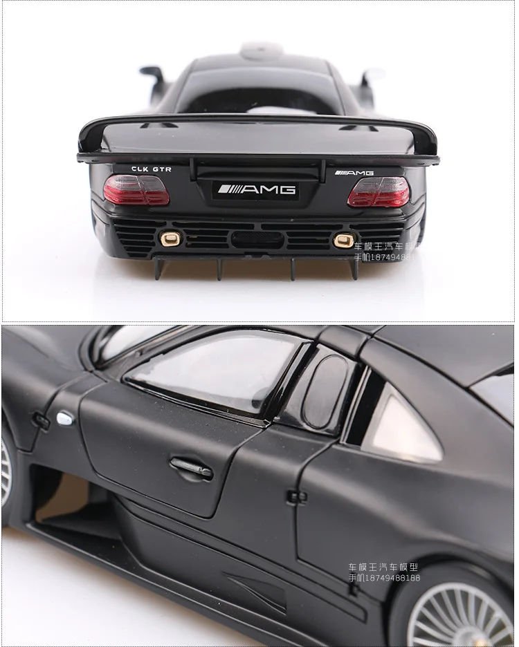 1:18 высокая имитация Ben CLK GTR модель автомобиля из сплава игрушечная спортивная модель автомобиля украшения для детей Подарки