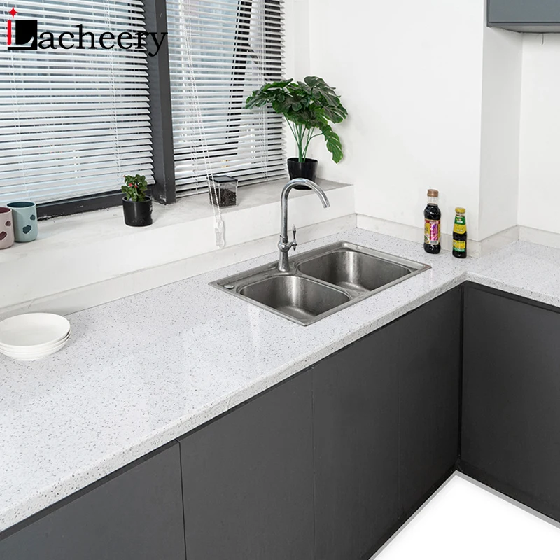 

Kitchen Countertop Waterproof Granite Stickers Bathroom Tiles Imitation Marble Wall Sticker Self-adhesive Wallpaper Room Decor