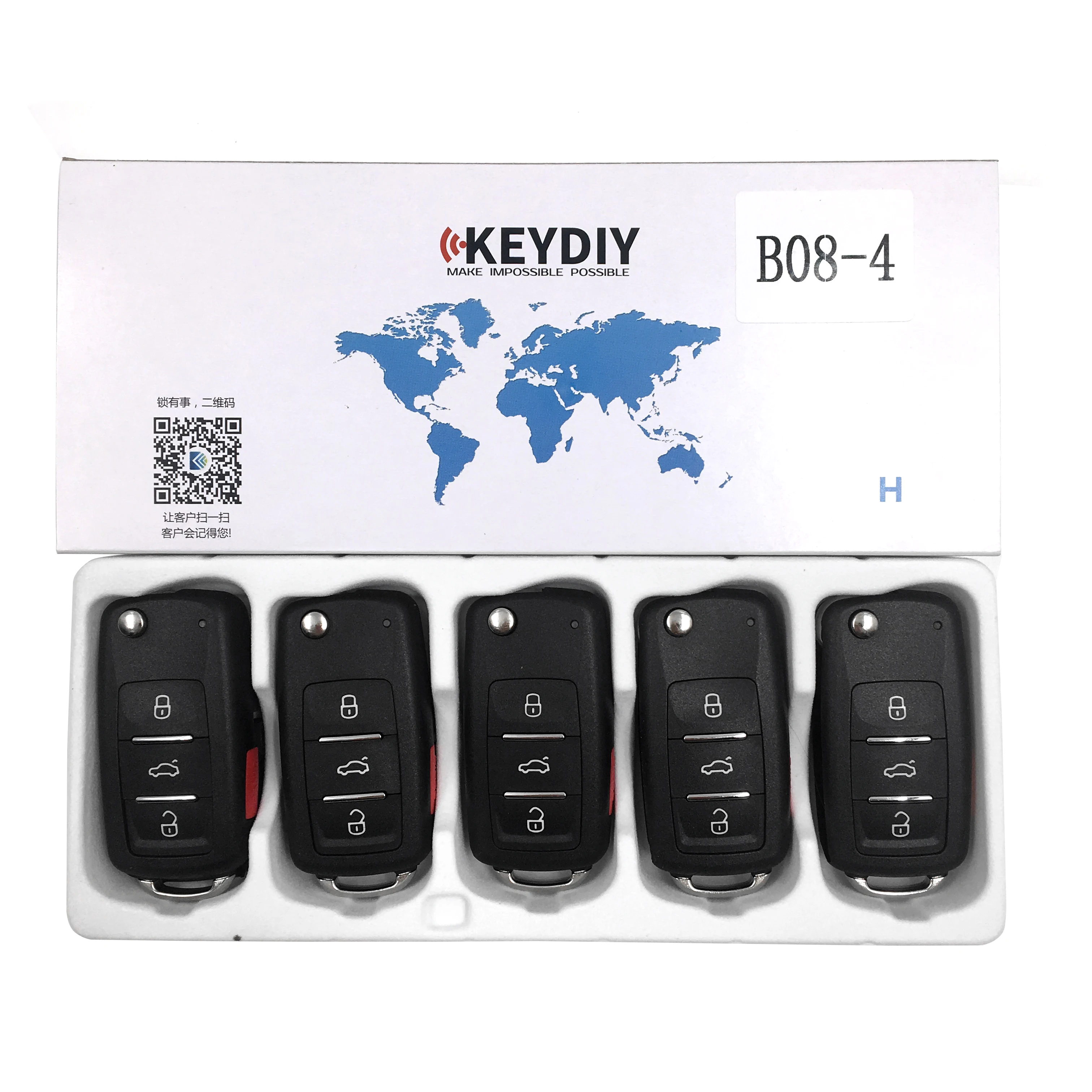 5 шт./лот KEYDIY KD B08 серии B пульт дистанционного управления для KD900/KD MINI/KD X2 ключевой