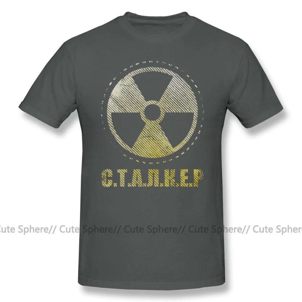 Сталкер игра футболка Loner фракция патч футболка печатная Повседневная футболка мужская Милая 5x хлопковая футболка с коротким рукавом