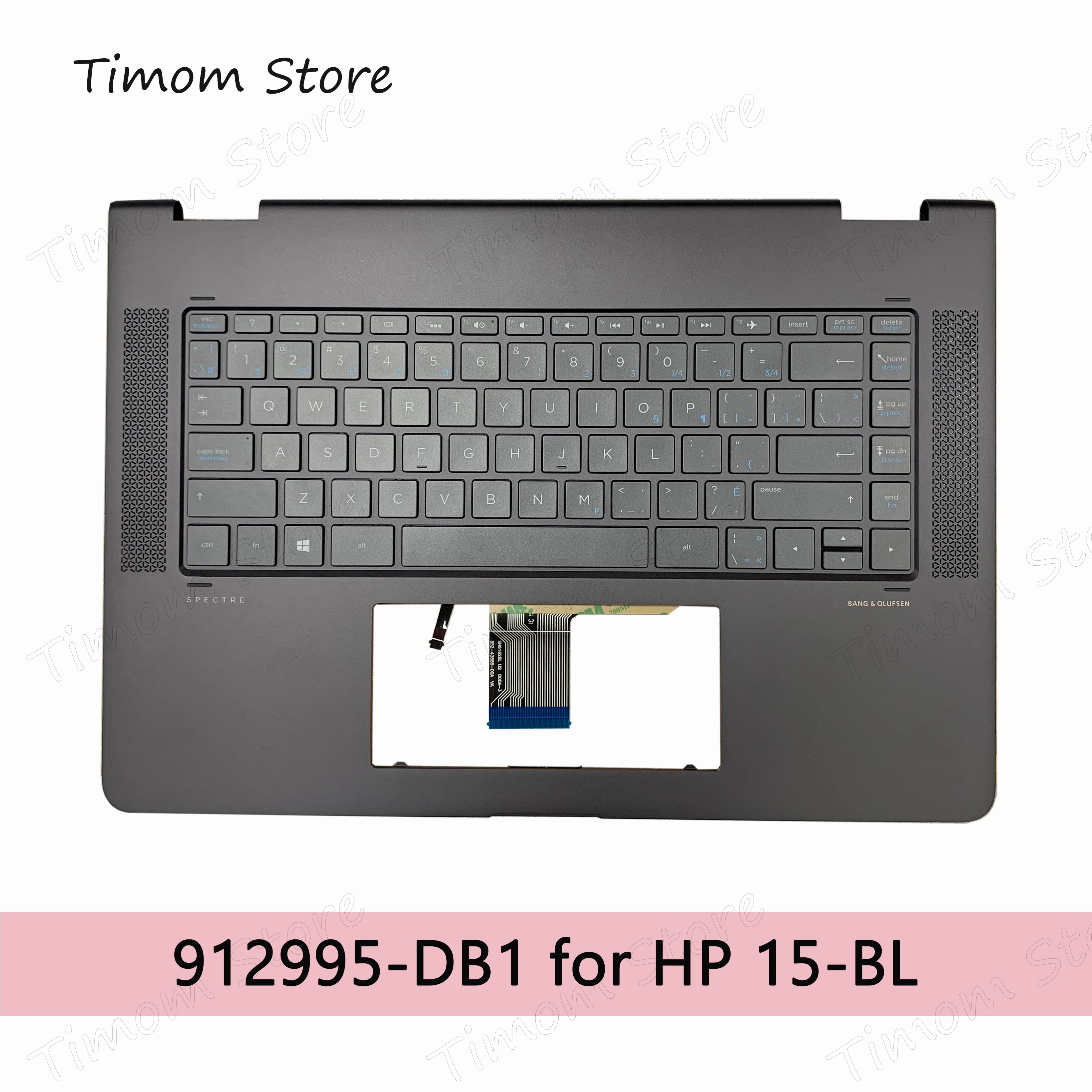 912995 DB1 для HP Spectre 15 BL BL012DX совершенно новый точный ноутбук черный C верхняя