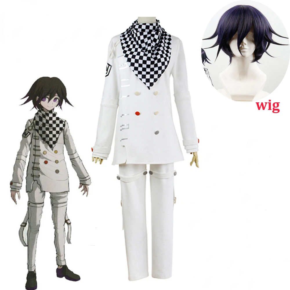 2020 Danganronpa V3 Ouma kokichi косплей костюм японская игра школьная форма Одежда Хэллоуин