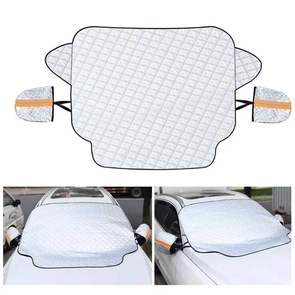 

Magnetic Car Snow Cover Auto Windshield Sunshade Outdoor Waterproof Anti Ice Frost Protector Winter Exterior Cover 145x115cm
