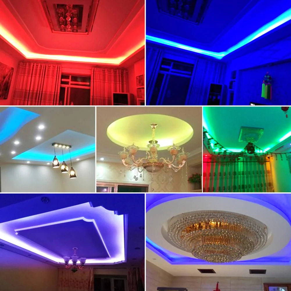 

SMD 3528 LED Strip Light RGB Flexible Tape Lamp w/ 44 Keys Remote Control
