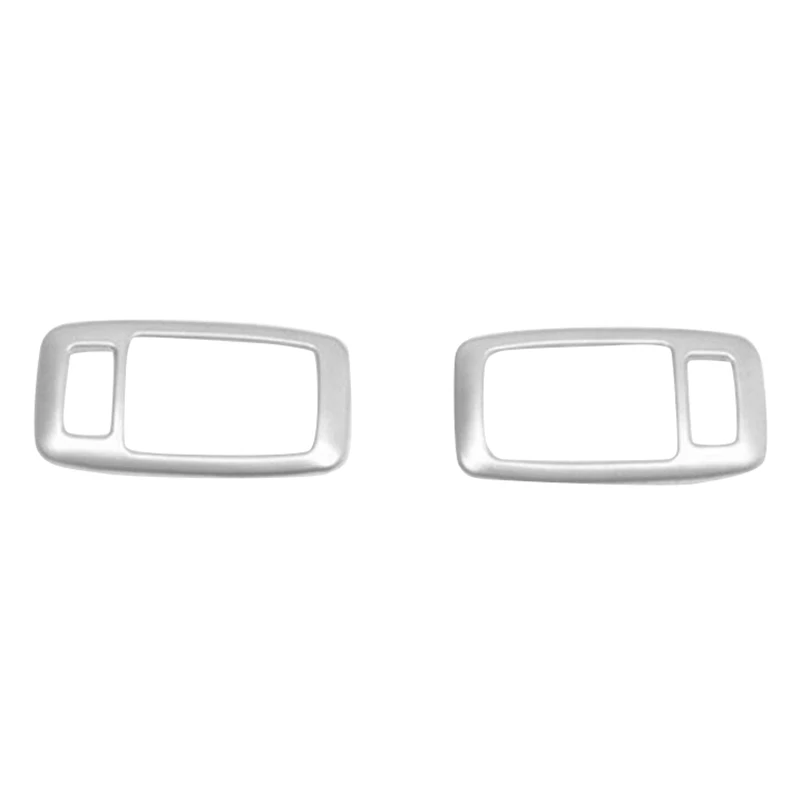 3 шт. ABS хромированный автомобильный светильник для чтения лампа крышка отделка