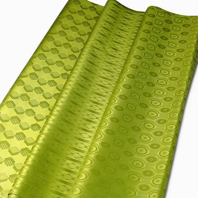 4I- Matcha Green Базен Riche ткань, похожая на getzner Shining Austria качество жаккард морская парча ткань хлопок Shadda Parfum - Цвет: 4I- Matcha Green