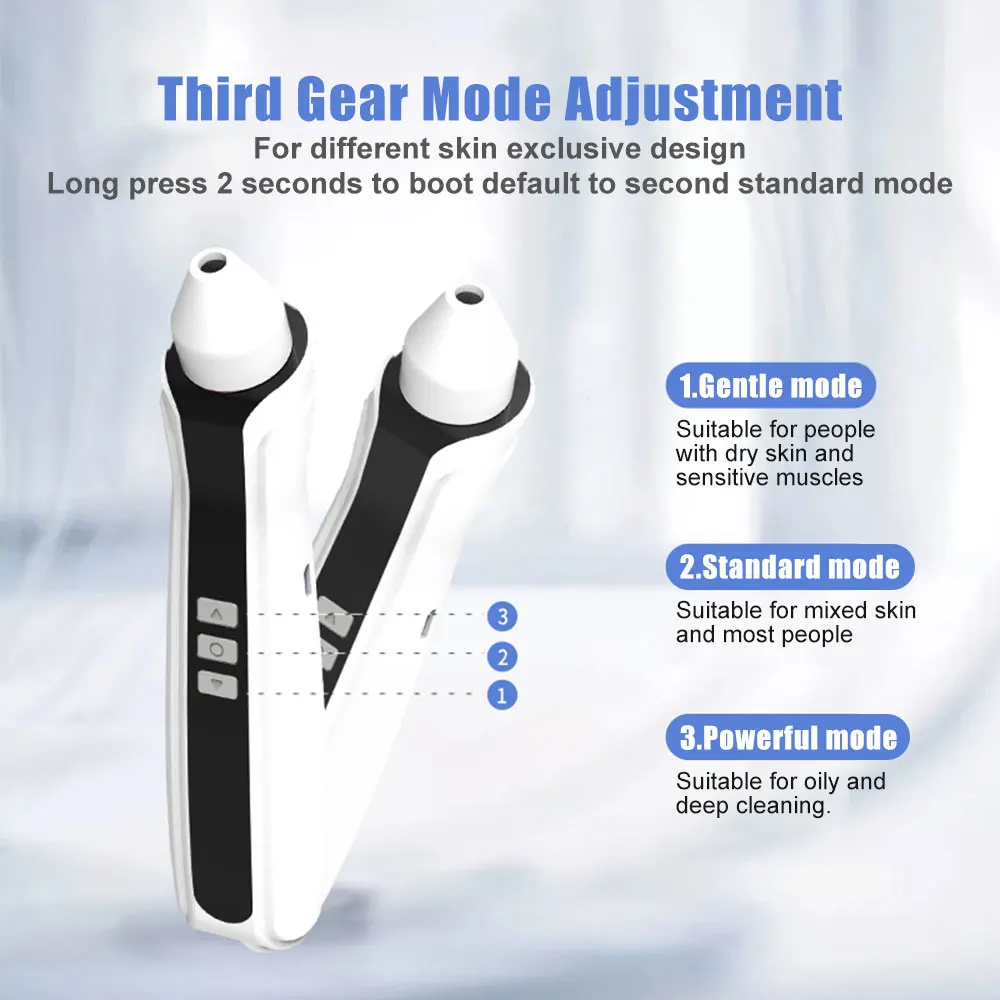 

USB Rechargeable Visual Blackhead Remover Acne Facial Black Head Cleaner Pore Cleaner Vacuum Suction WIFI Microscope Camera