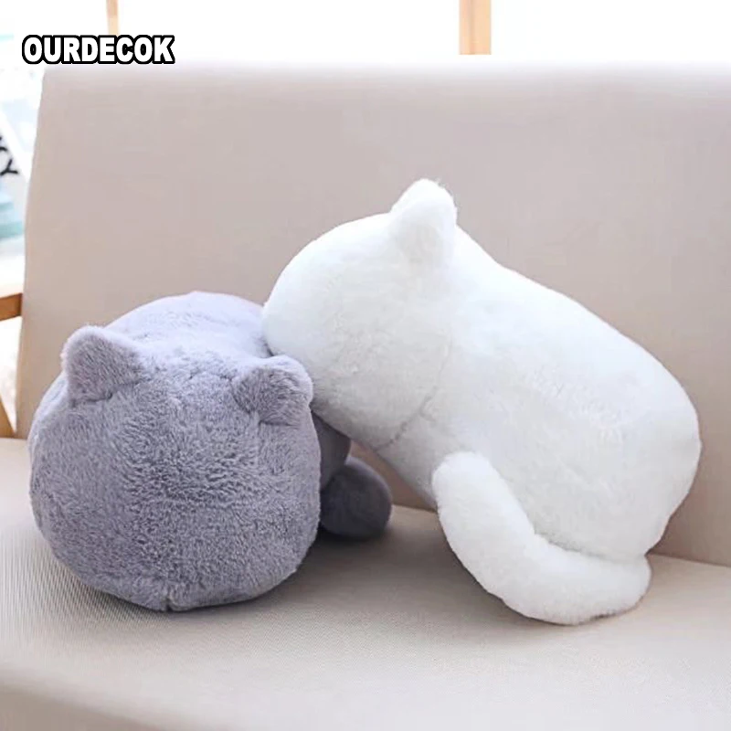 Ashin кошка плюшевые подушки Подушка задняя тень заполненная животное подушка