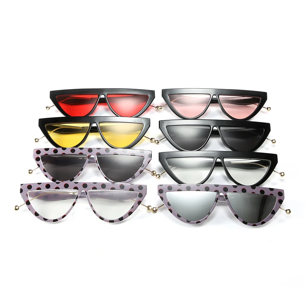 

QPeClou New Small Sexy Leopard Cat Eye Mirror Sunglasses Women Men Vintage Cute Sun Glasses Unisex Eyeglasses Frame UV400