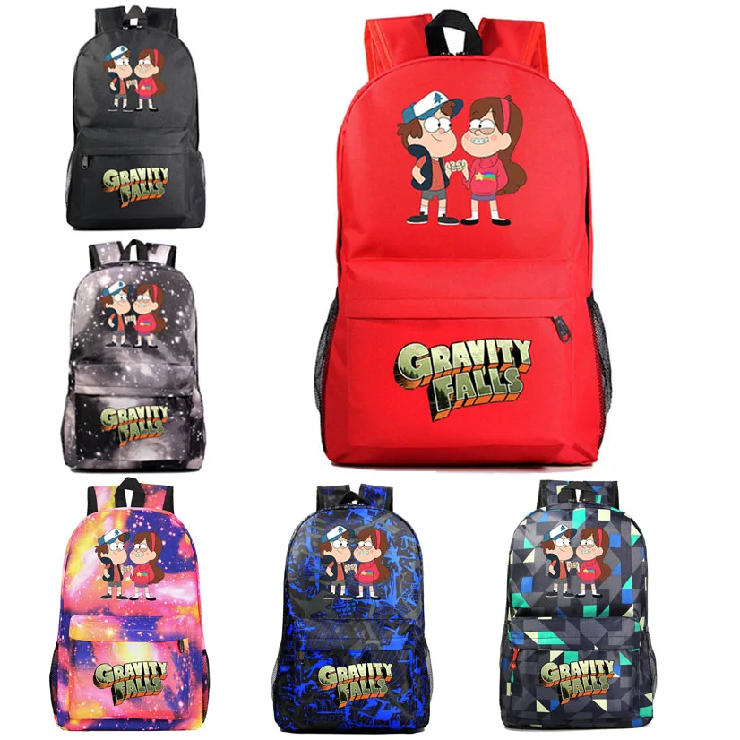 Новинка модель Гравити Фолз школьная сумка серия Диппер Мейбл Pines рюкзака