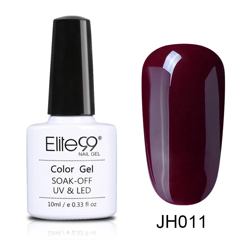 JH011 Elite99 лак для ногтей винно-Красного цвета серия Гель лак для ногтей отмачиваемый матовый эффект УФ гель Гибридный лак Полупостоянный маникюр - Цвет: JH011