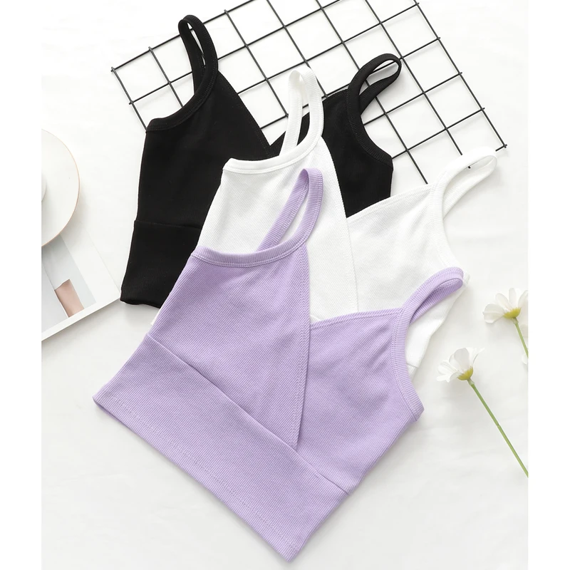 AGong Летние повседневные однотонные женские майки топы модные тонкие