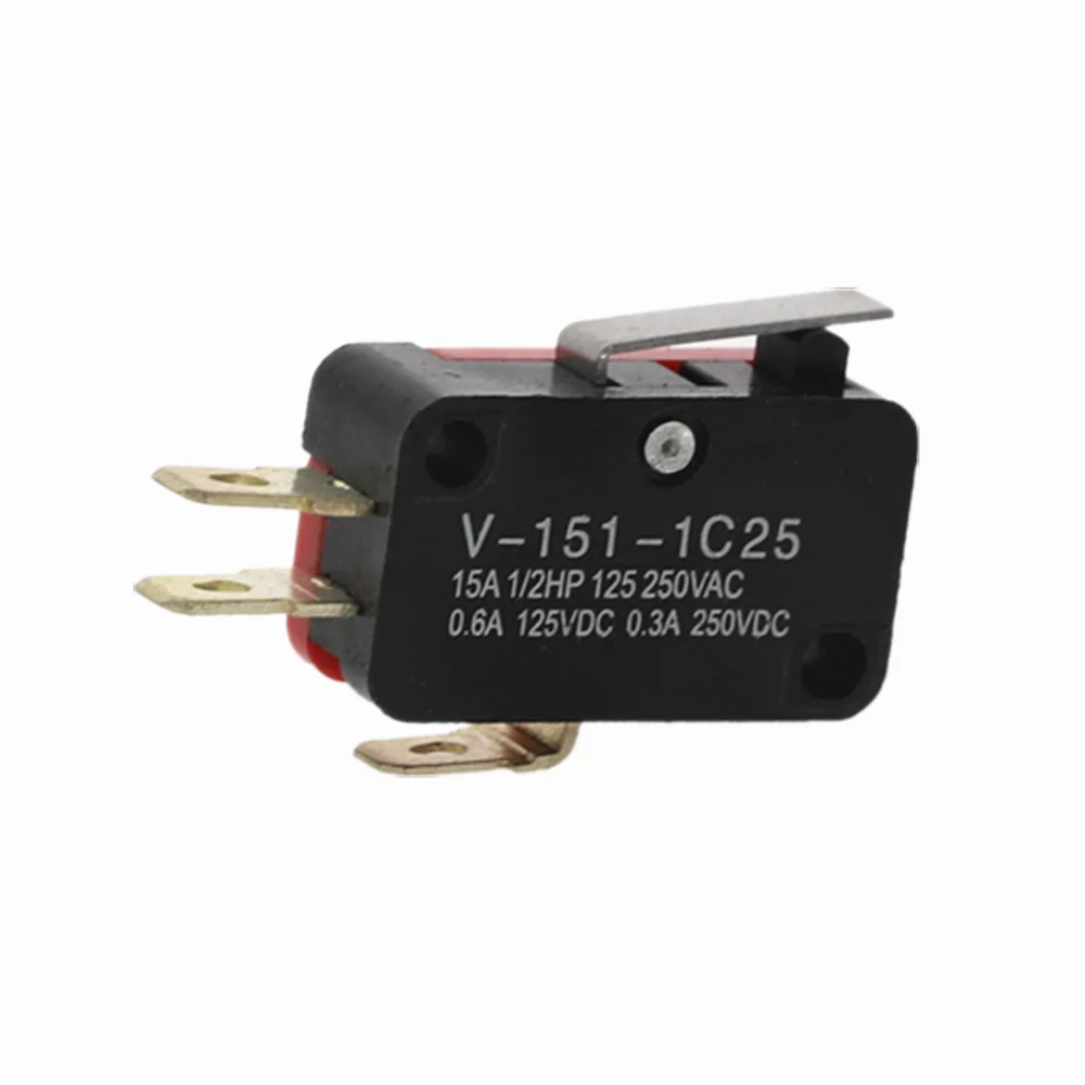 10 шт. V 151 1C25 микро концевой выключатель SPDT NO NC мгновенного действия AC
