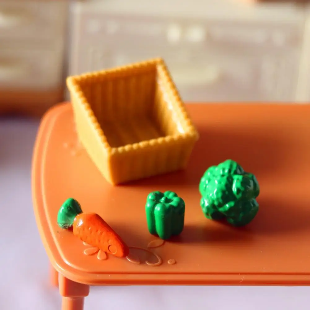 

Simulation Fruits DIY Durable Colorful Dollhouse Miniatures Food for Children