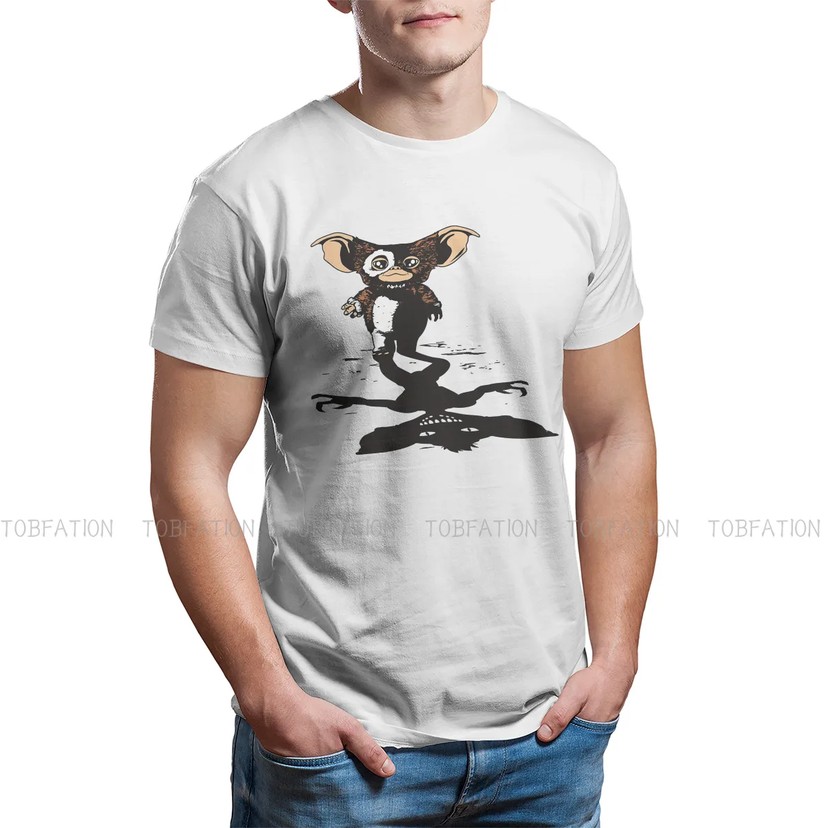 Футболка Gremlin Mogwai из американской комедии и фильма классическая мужская одежда в