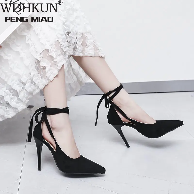 

Сандалии-гладиаторы женские, босоножки на очень высоком каблуке 10 см, повседневная обувь с ремешком на щиколотке, цвет красный/черный, лето, ...