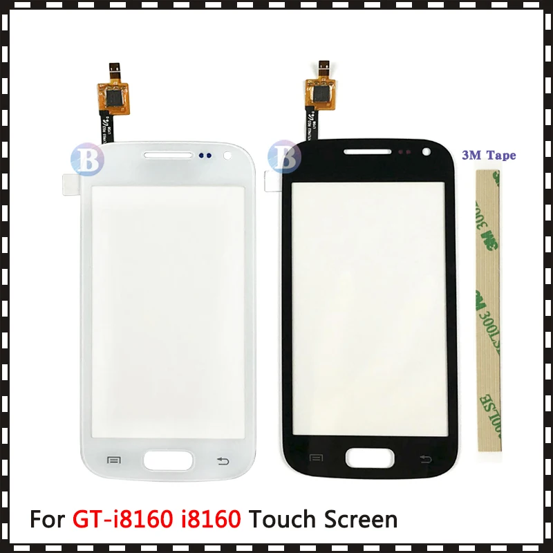 

High Quality 3.8" For Samsung Galaxy Ace 2 GT-i8160 i8160 Touch Screen Digitizer Sensor Front Glass Lens Panel