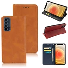 Роскошный деловой кожаный чехол для TCL 20 5G T781, T781K, T781H 6,67 дюйма, чехол-книжка для телефона с магнитной подставкой