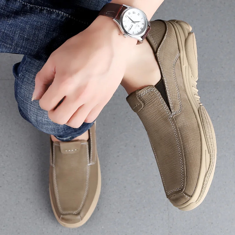 Мокасины мужские из натуральной кожи роскошные брендовые Лоферы для вождения