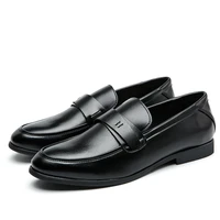 soft light leather bottom penny loafers mens pedal beanie leather peas shoes breathable slip on formal dress loafers men