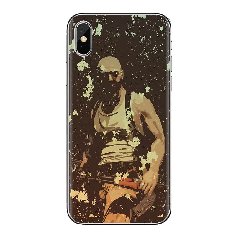 Max Payne 2008 художественные киноигры для Xiao mi 4 5 5s 6 A1 A2 5X6X8 9 Lite SE Pro Mix 2 3 2S Прозрачный