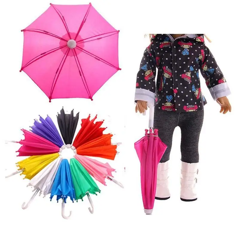 

18 inch American boys and girls doll accessories small umbrella doll accessories umbrella toys with photography props