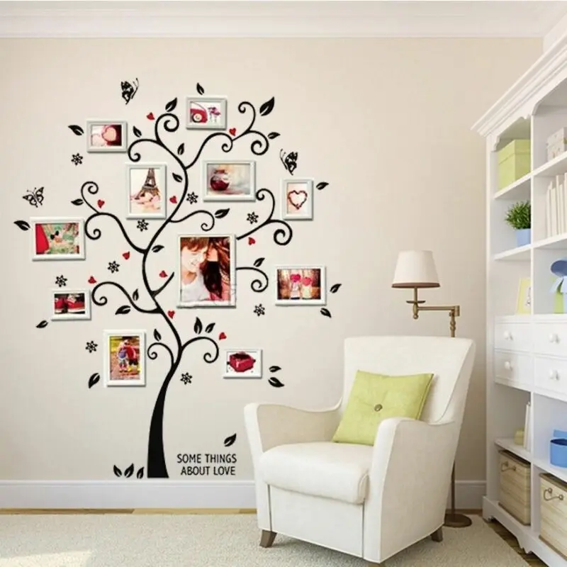 DIY Photo Picture Frame Family Tree Removable Wall Stickers Vinyl Art Decal Room Home | Дом и сад
