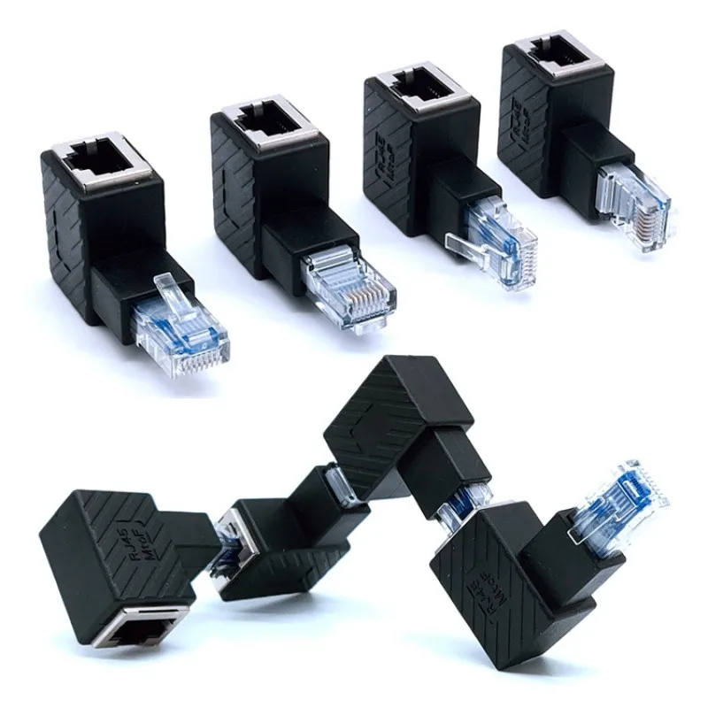 Вверх и вниз влево вправо под углом 90 градусов 8P8C FTP STP UTP Cat 5 6 7e RJ45 Lan Ethernet Сетевой