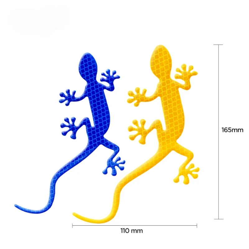 Светоотражающие наклейки Gecko для автомобиля креативные объемные стерео с