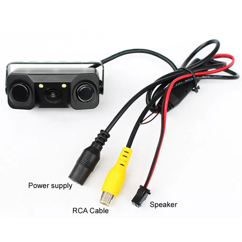 1 комплект Автомобильный видеорадар заднего вида HD камера с радаром Датчик