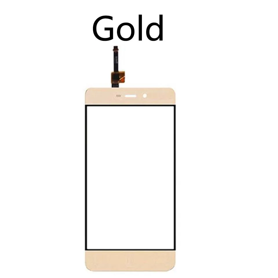 Gold-No tool 5," 4A для Xiaomi Redmi 4A Redmi4A Сенсорная панель Сенсорный ЖК-дисплей стеклянная линза Панель сенсорный экран дигитайзер - Цвет: Gold-No tool