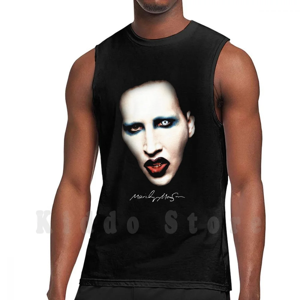 Майка Marilyn Manson жилет без рукавов Мэрилин Мэнсон Корн сатана анархия берковиц