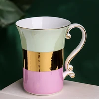 european style beautiful ceramic mugs bone china milk cups breakfast cups gifts couples cup set mugs coffee mug tiki