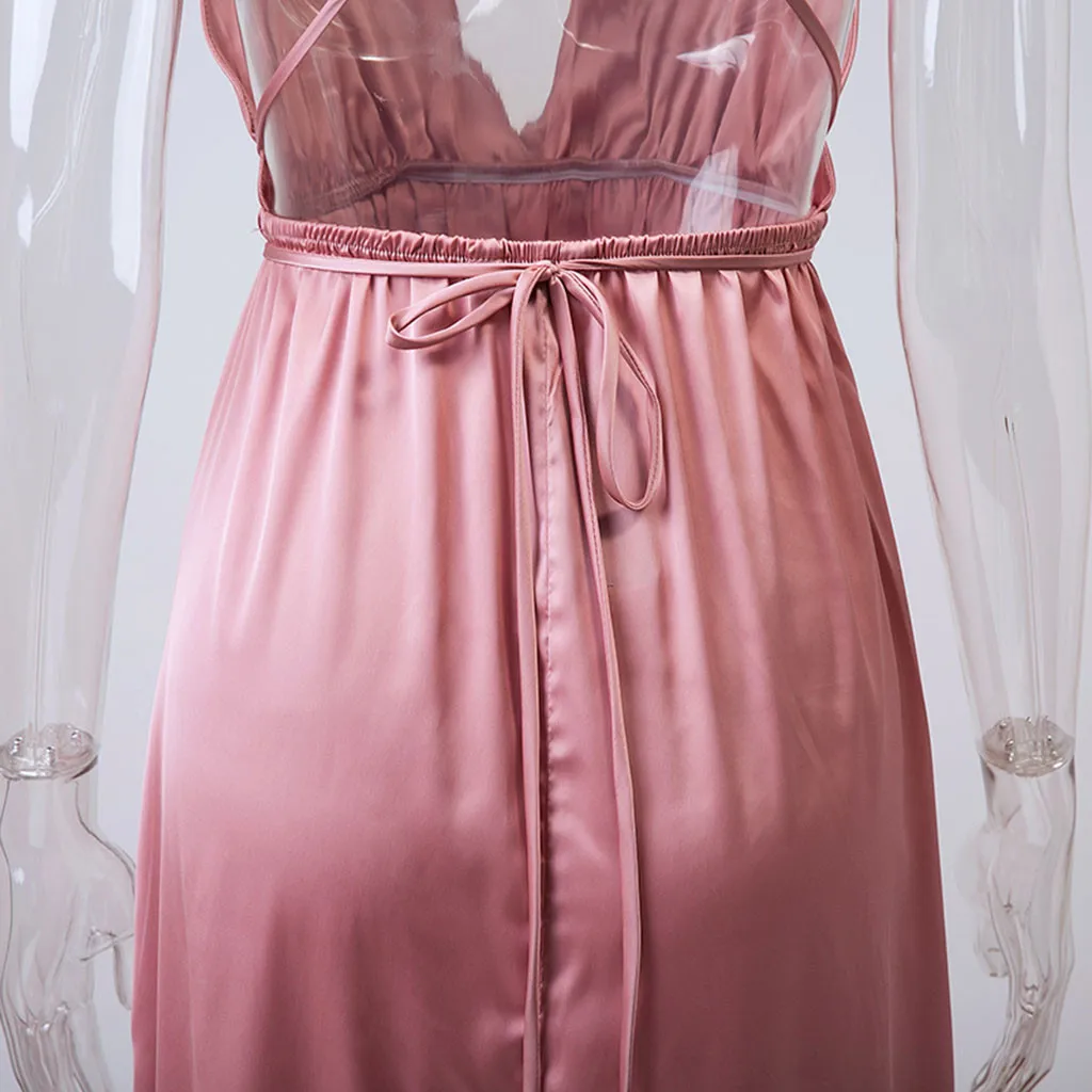 

LONSANT Maternity Dress Solid Color High Waist Open Back Stitching Women Party Dress Sexy Causal Maternity dresses Drop Ship New