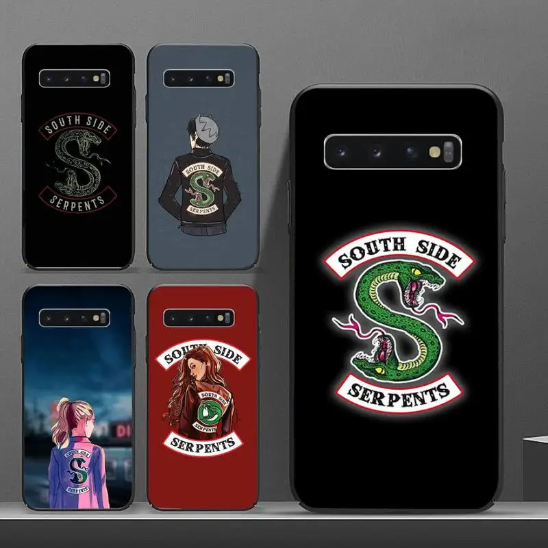 

Riverdale South side Serpents snake Phone Case For Samsung galaxy S 8 9 10 20 21 30 A 30 50 51 70 note 10 plus Ultra 5g