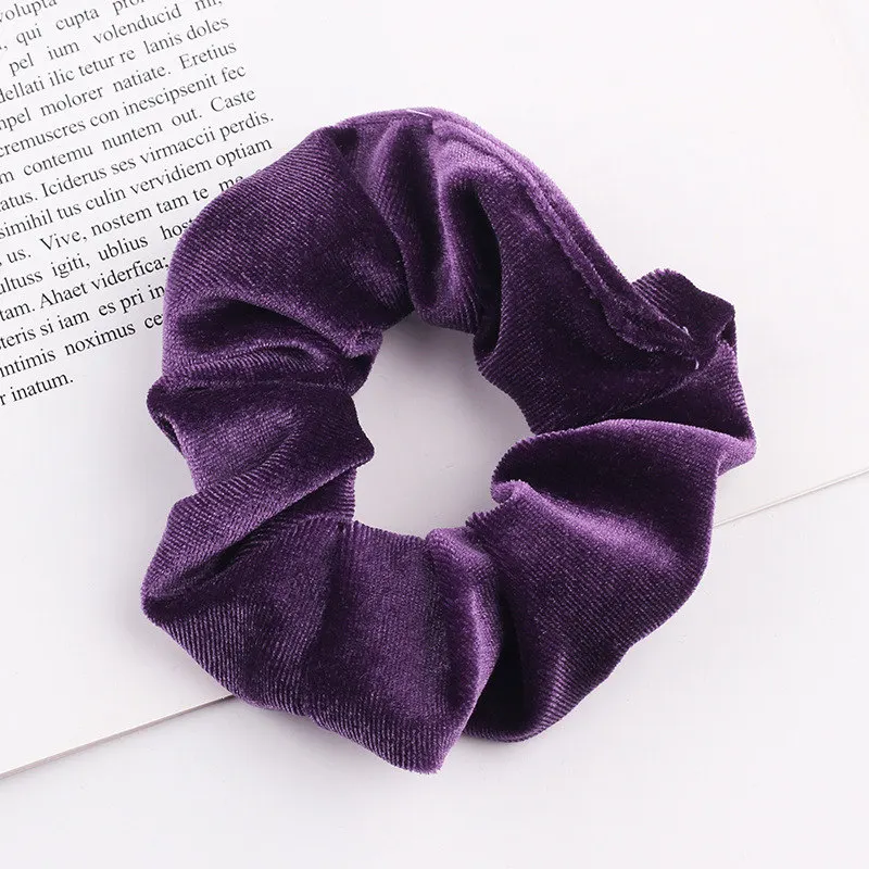 Бархатная резинка для волос для женщин, эластичная резинка для волос, резиновые резинки с завязками, для девушек, конский хвост, держатель для волос, веревка для волос, модные аксессуары для волос