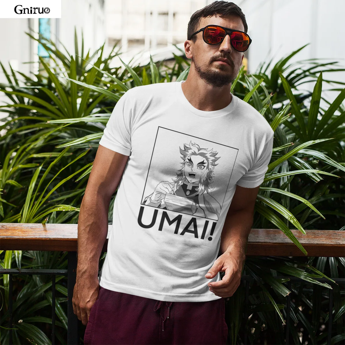 

UMAI Gift Couples Anime Oversized color T-Shirts 127649