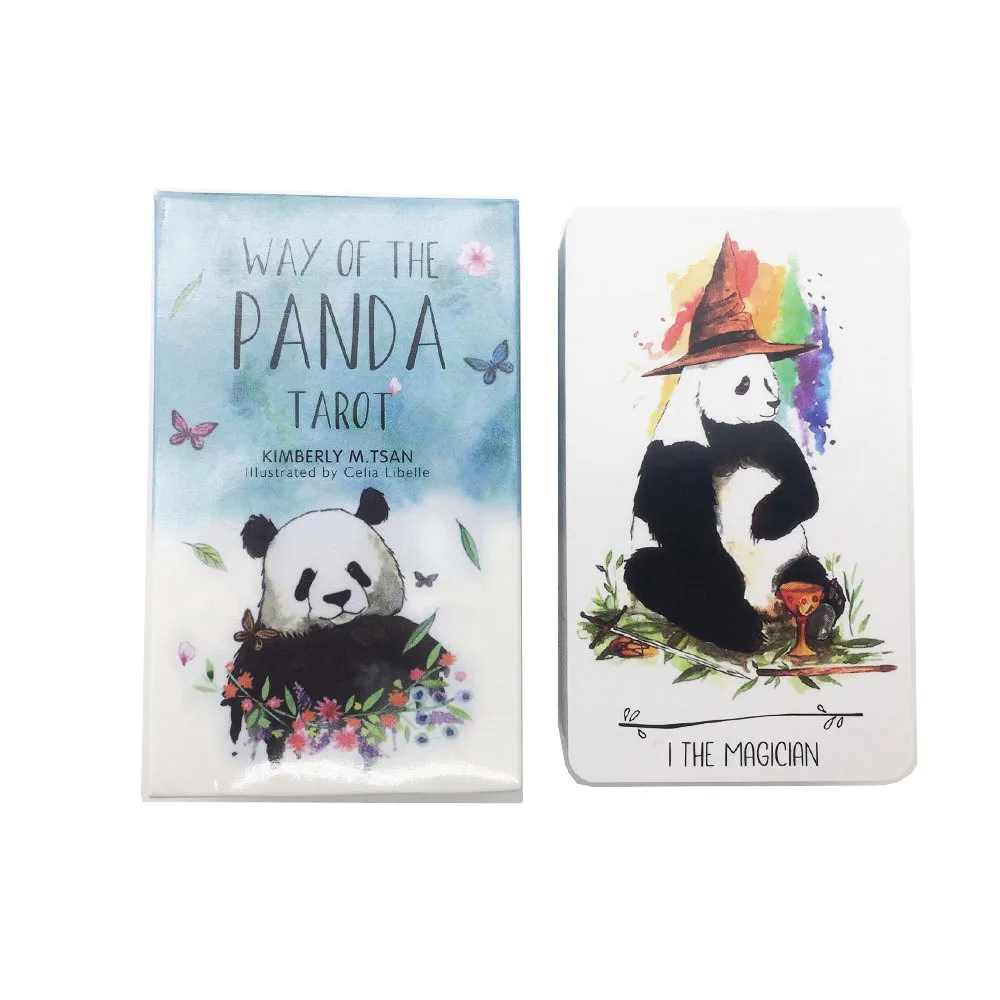 

Карточные игры Way Of The Panda Tarot, настольная игра на английском языке для семейных вечеринок, гадания, судьбы, карты Таро